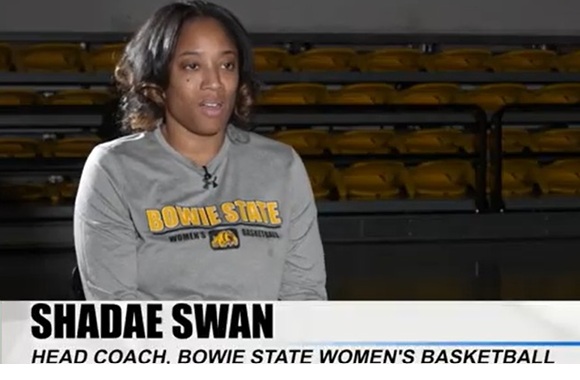 Bowie State Women's Basketball head coach, Shadae Swan, interviews about being most winningest coach