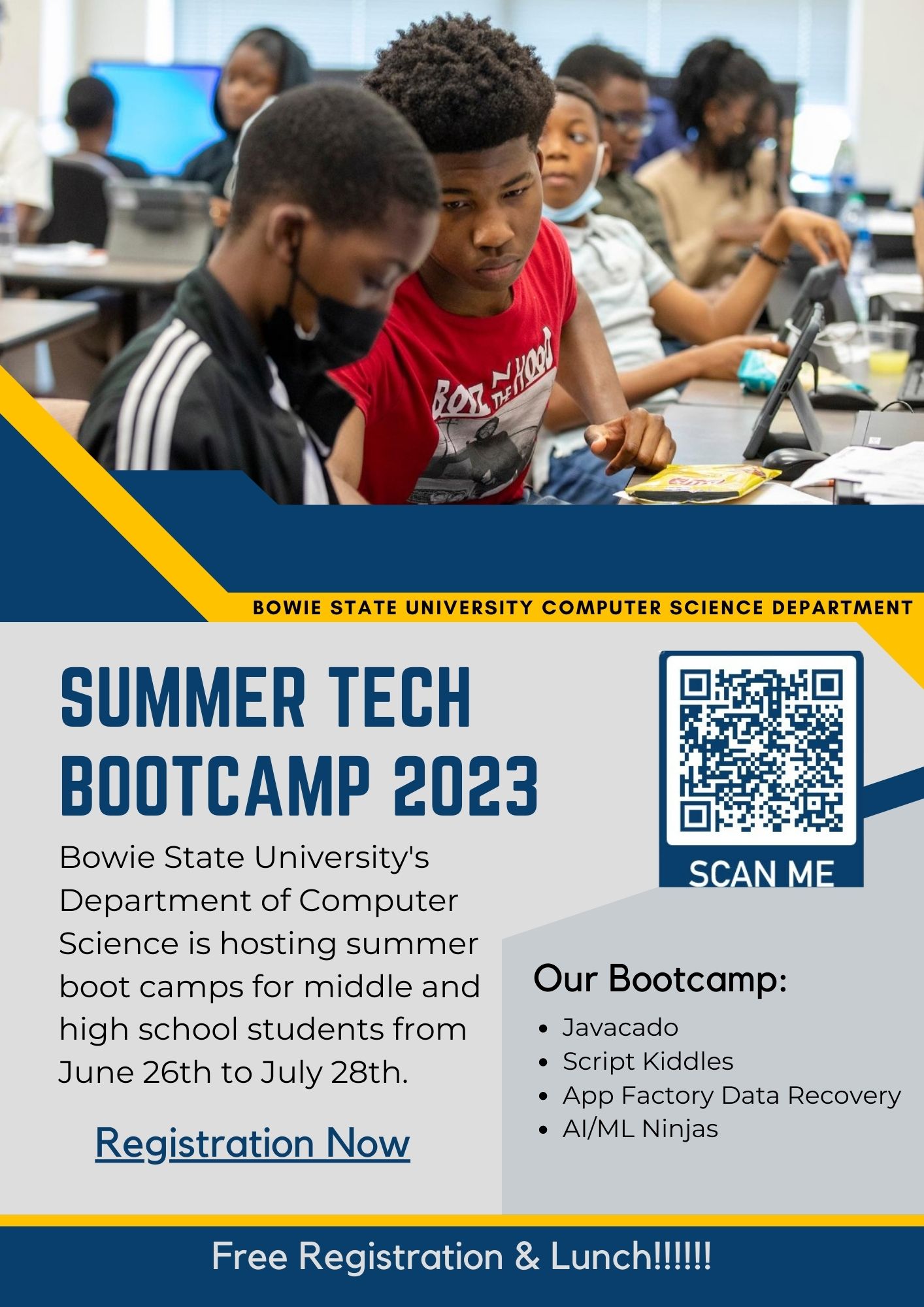 Summer 2023 Code & create camps
