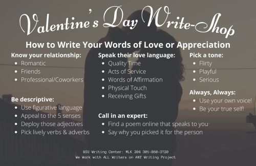 Valentine's Day Write-Shop S2022
