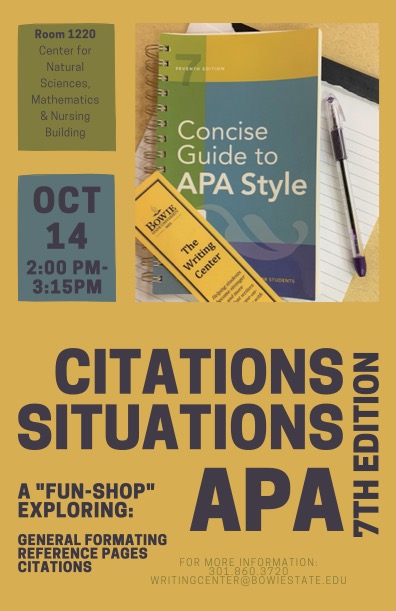 APA Workshop Fall 2021