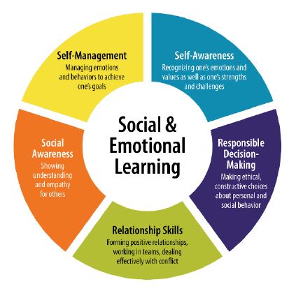 chanrt showing qualities of social and emotional learning