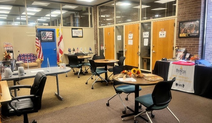Military Resource Center Lounge interior