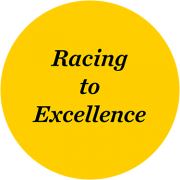 racing to excellence scholarship emblem