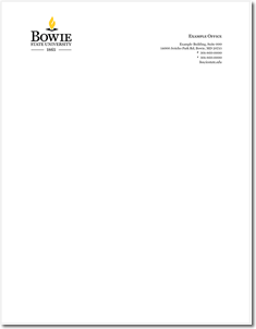 sample letterhead