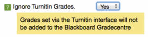 Ignore TTI grades